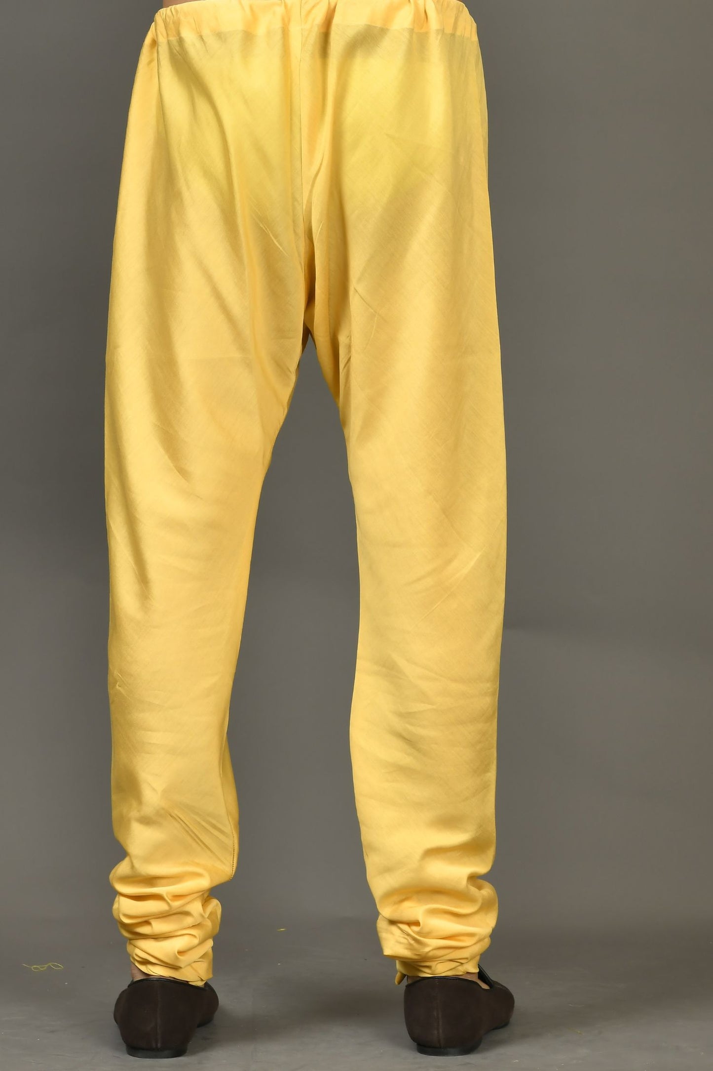 Designer Churidar In Yellow
