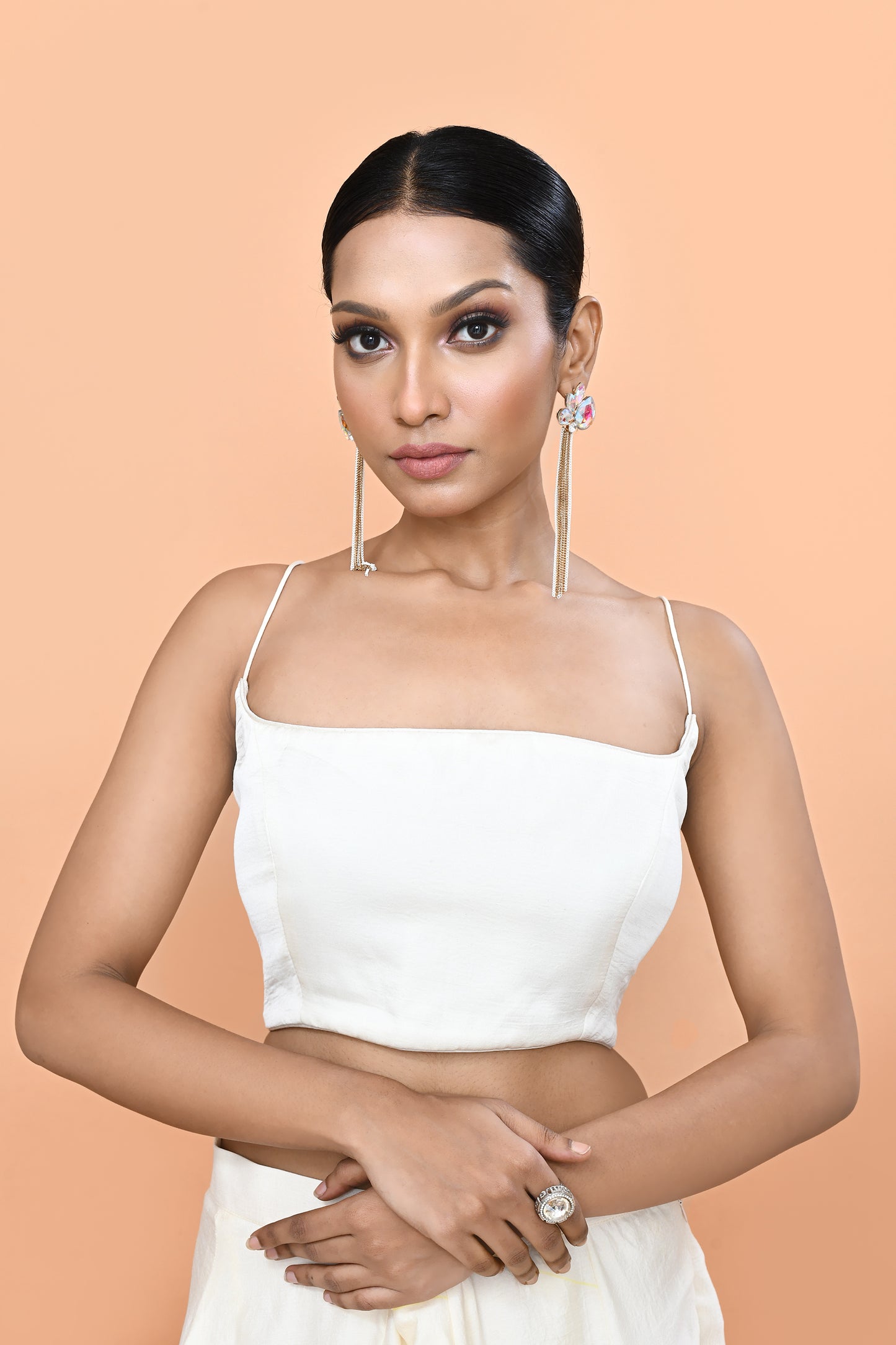 Designer Wear Off White Nova Silk Lehenga Set