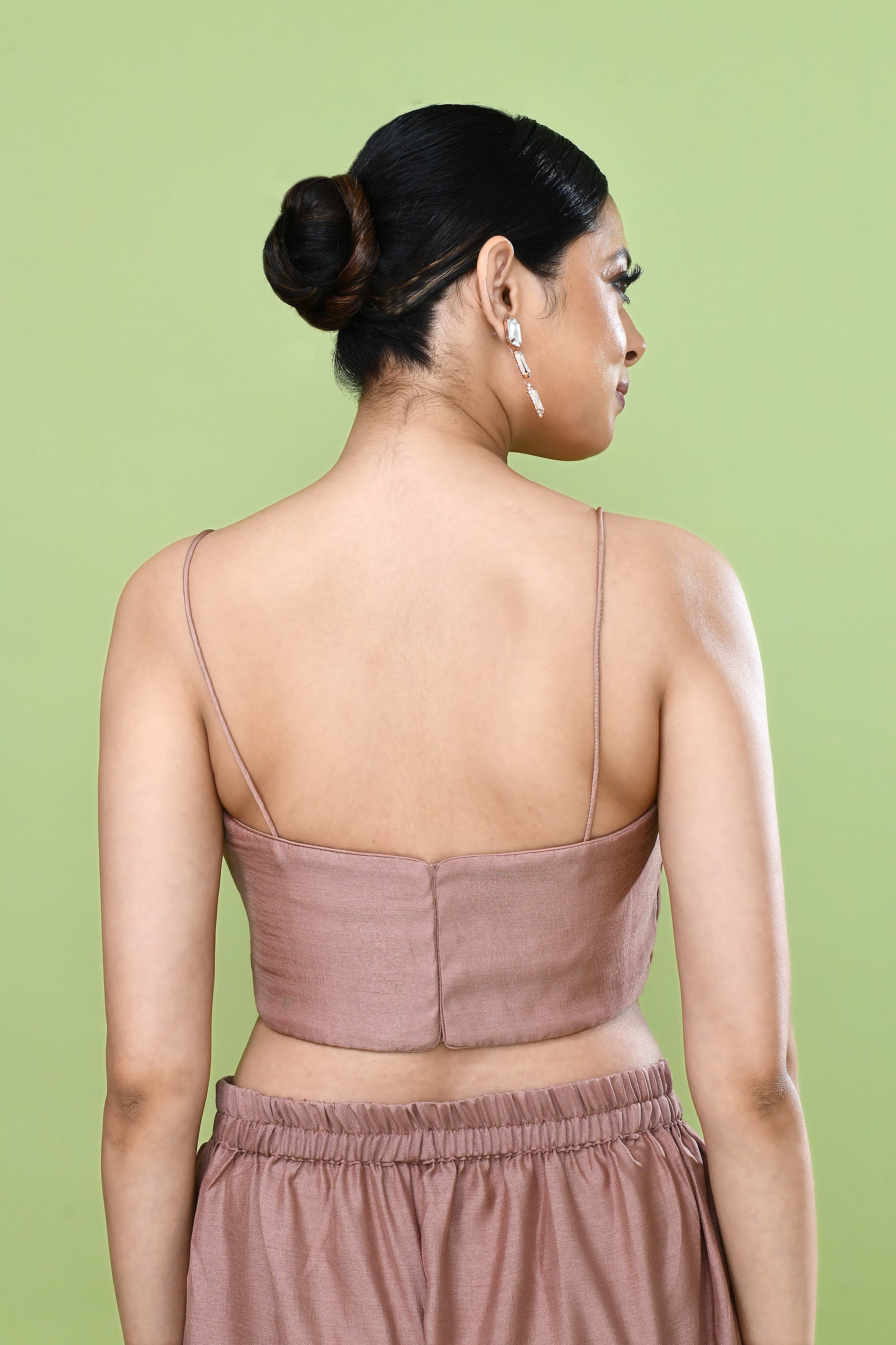 Designer Wear Pastel Pink Palazzo Set with an Embellished Jacket