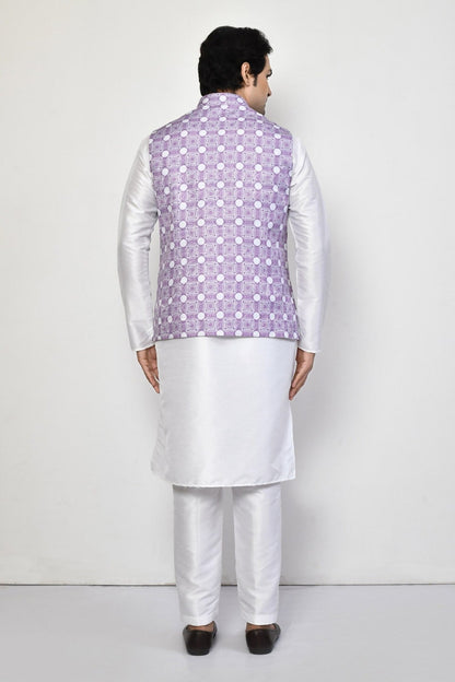Designer Jacket In Lavender - Simaaya