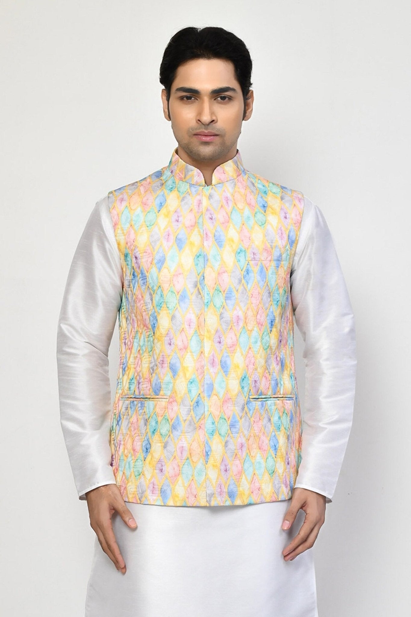 Designer Jacket In Multi Color - Simaaya
