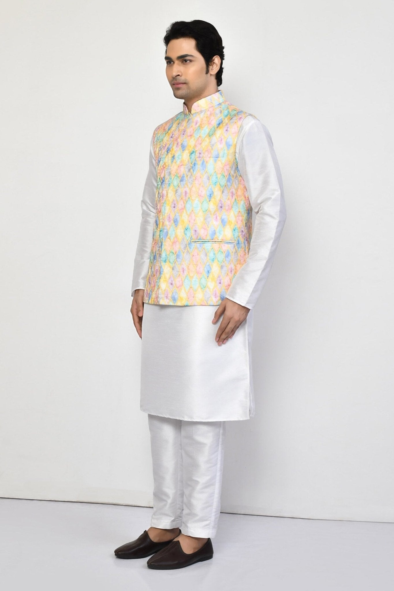 Designer Jacket In Multi Color - Simaaya