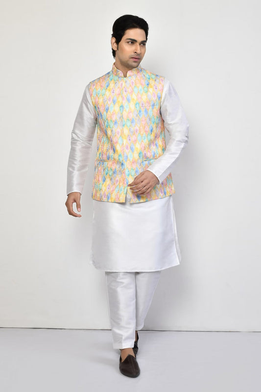 Designer Jacket In Multi Color - Simaaya