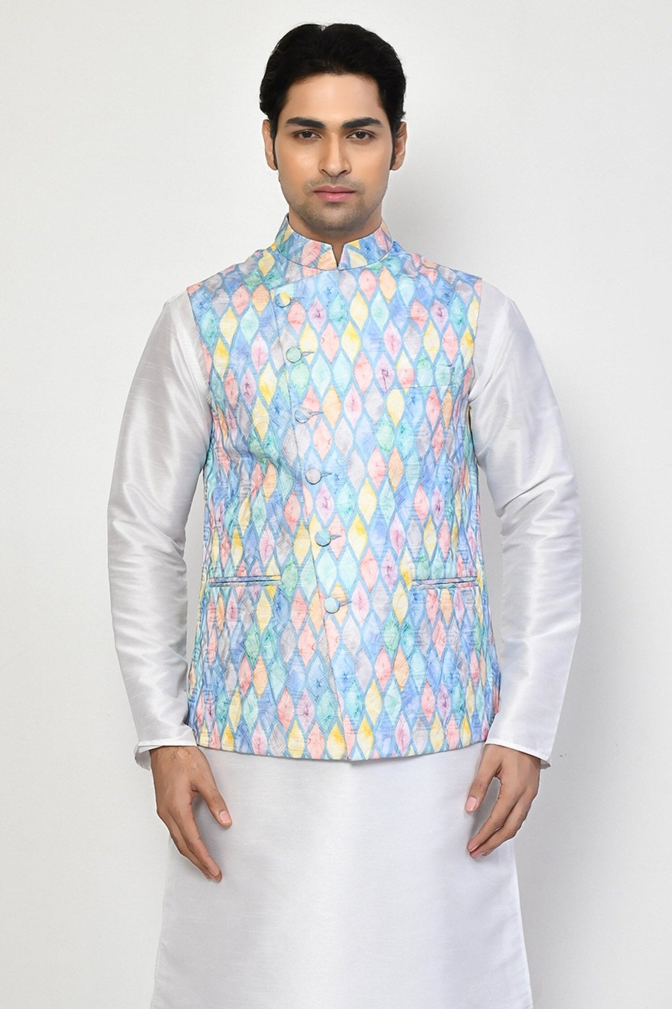 Designer Jacket In Multicolor - Simaaya