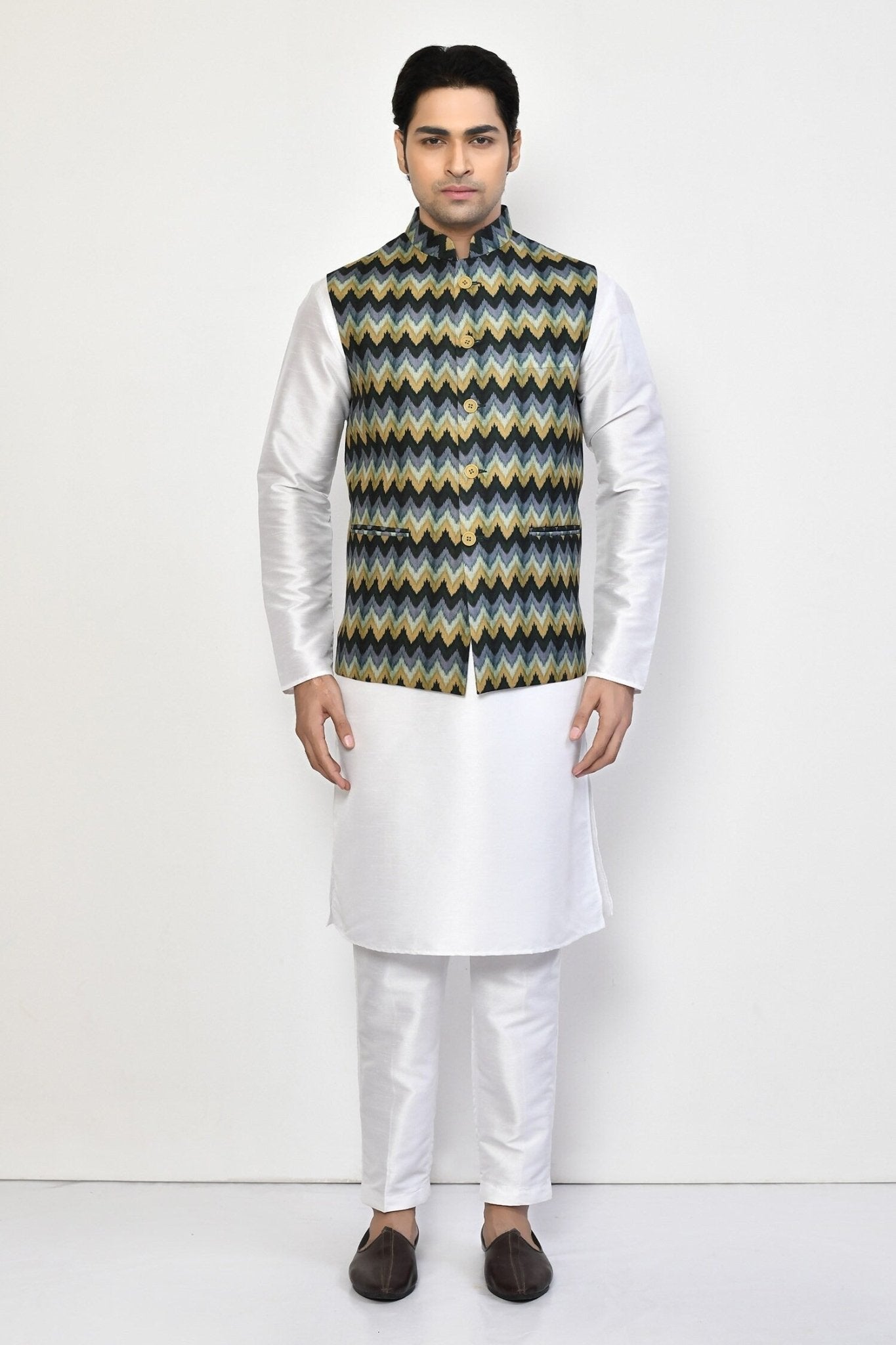 Designer Jacket In Multicolor - Simaaya