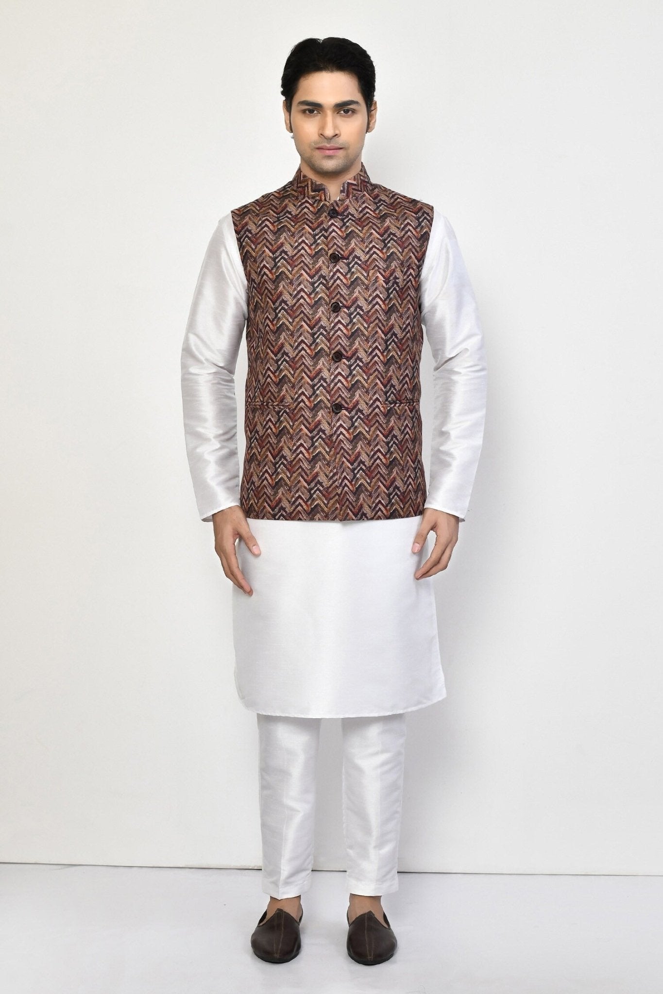 Designer Jacket In Multicolor - Simaaya