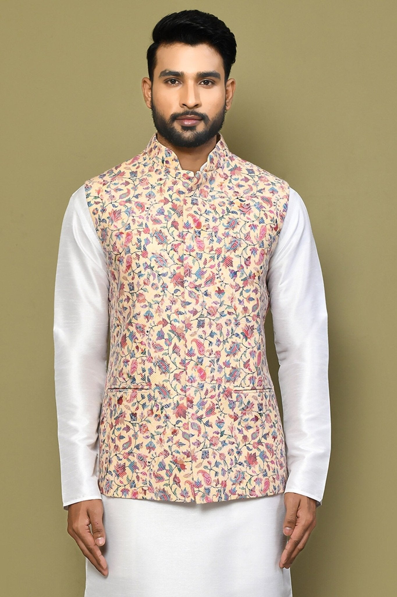 Designer Jacket In Multicolor - Simaaya