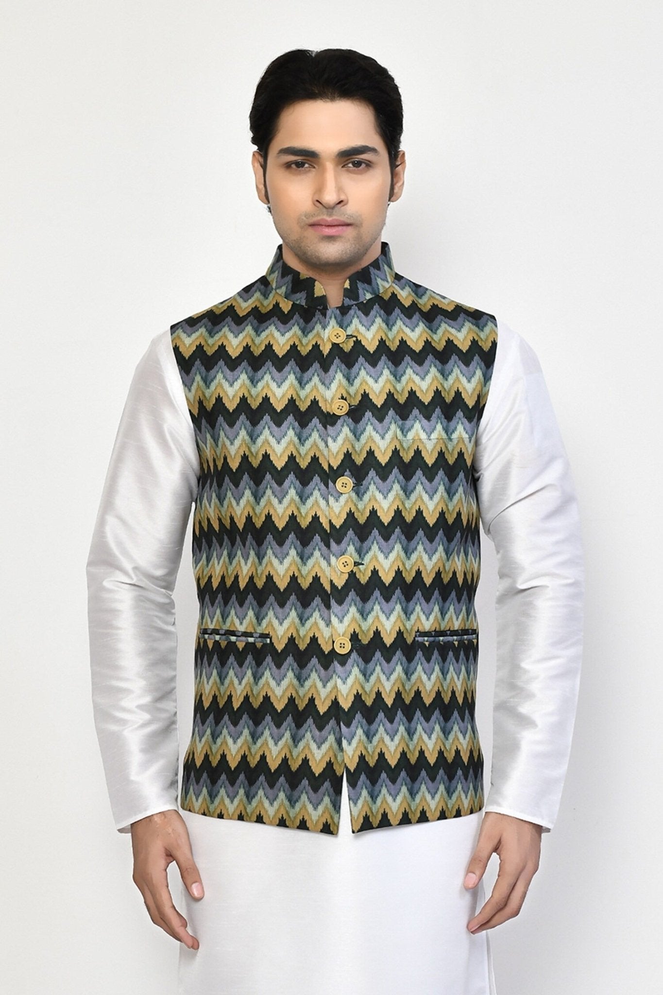 Designer Jacket In Multicolor - Simaaya