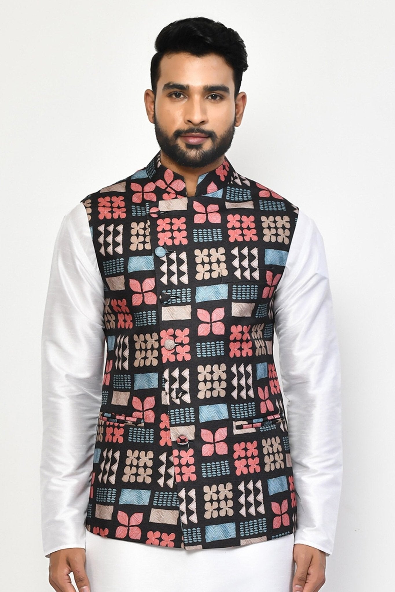 Designer Jacket In Multicolor - Simaaya