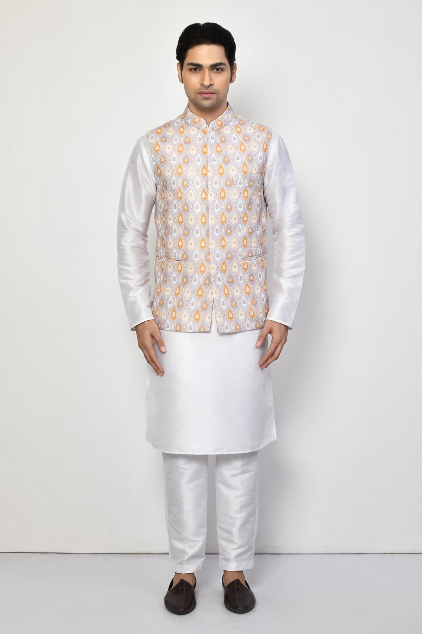 Designer Jacket In Multicolor - Simaaya