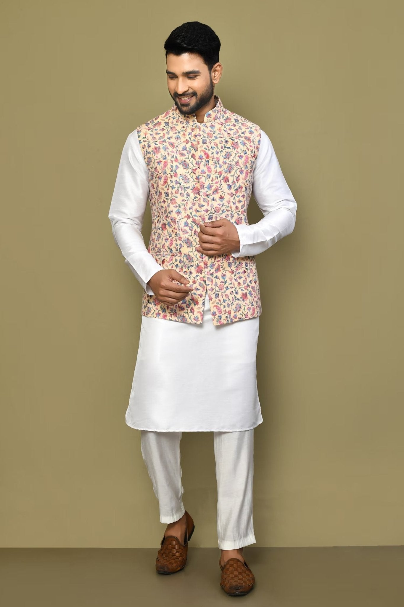 Designer Jacket In Multicolor - Simaaya