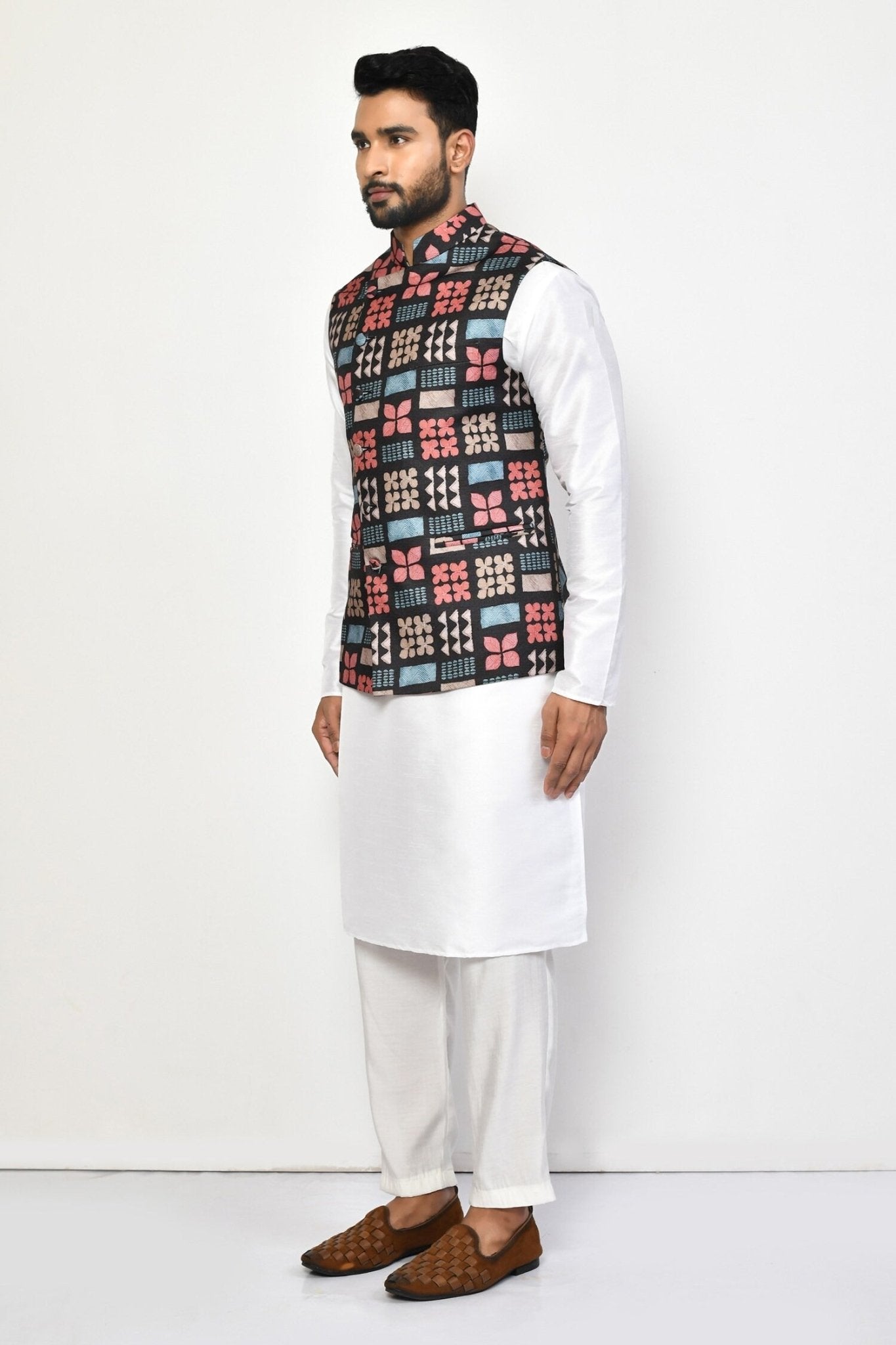 Designer Jacket In Multicolor - Simaaya