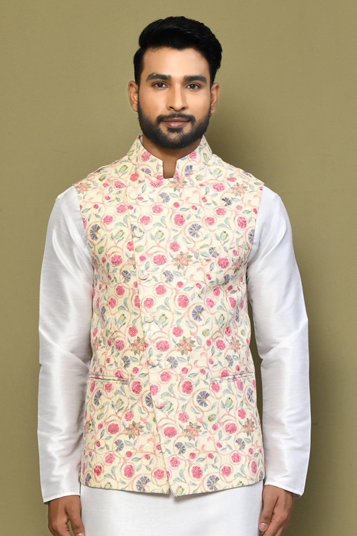 Designer Jacket In Multicolor - Simaaya