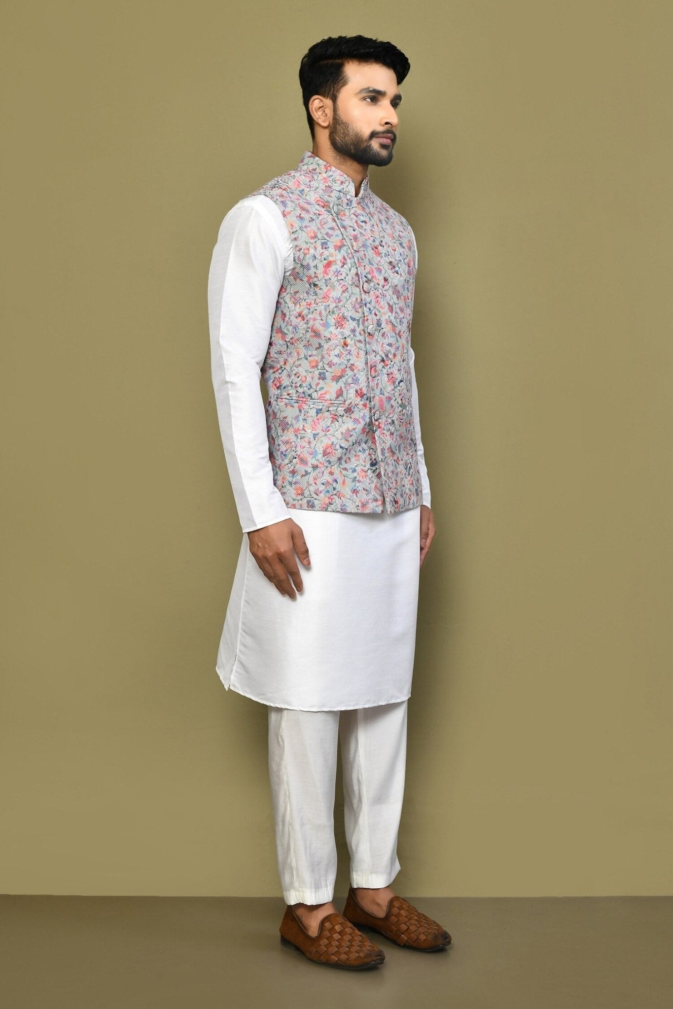 Designer Jacket In Multicolor - Simaaya