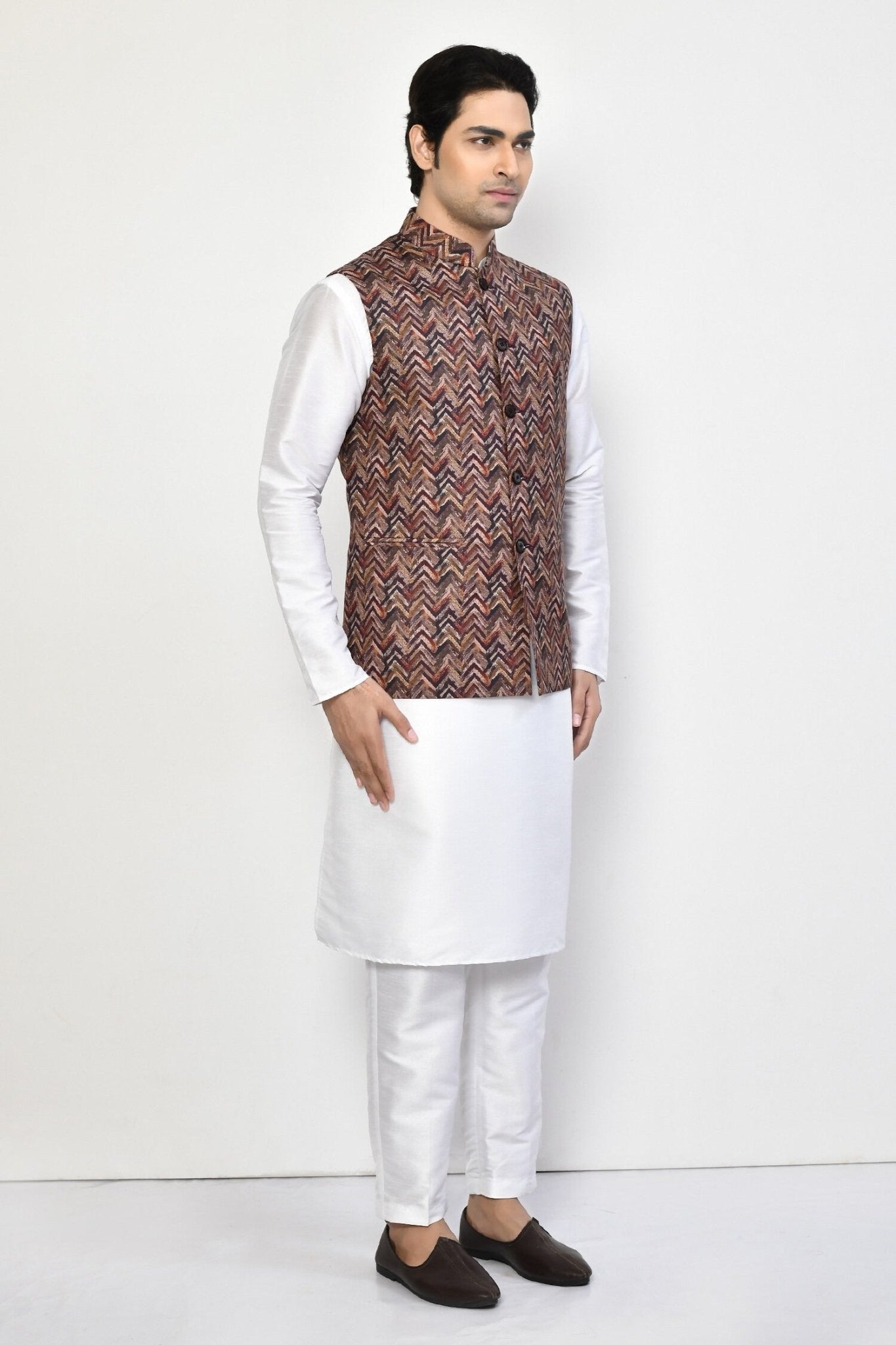 Designer Jacket In Multicolor - Simaaya