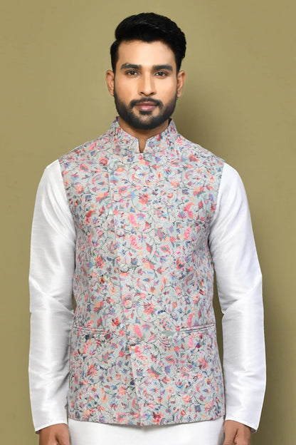Designer Jacket In Multicolor - Simaaya