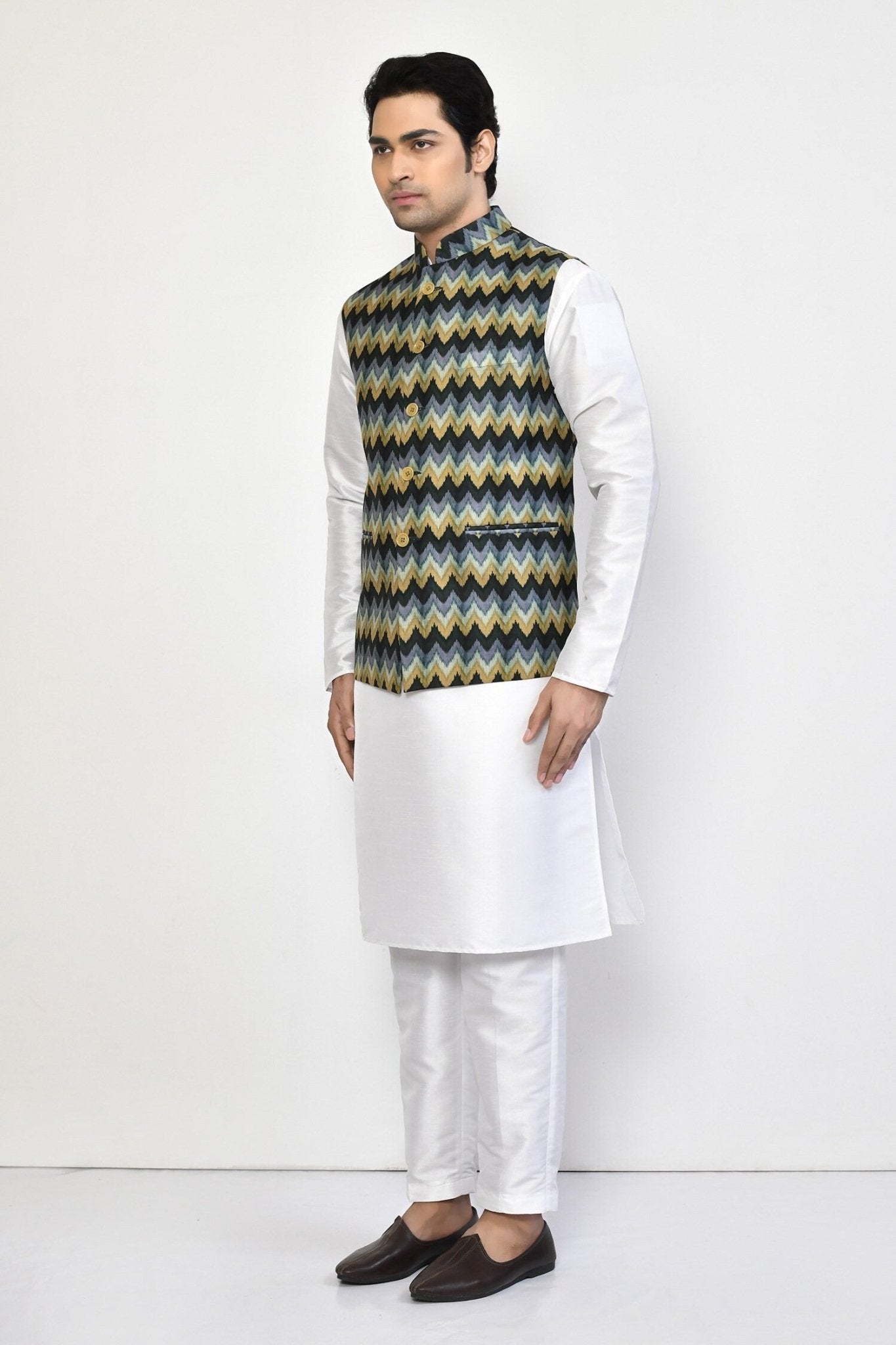 Designer Jacket In Multicolor - Simaaya