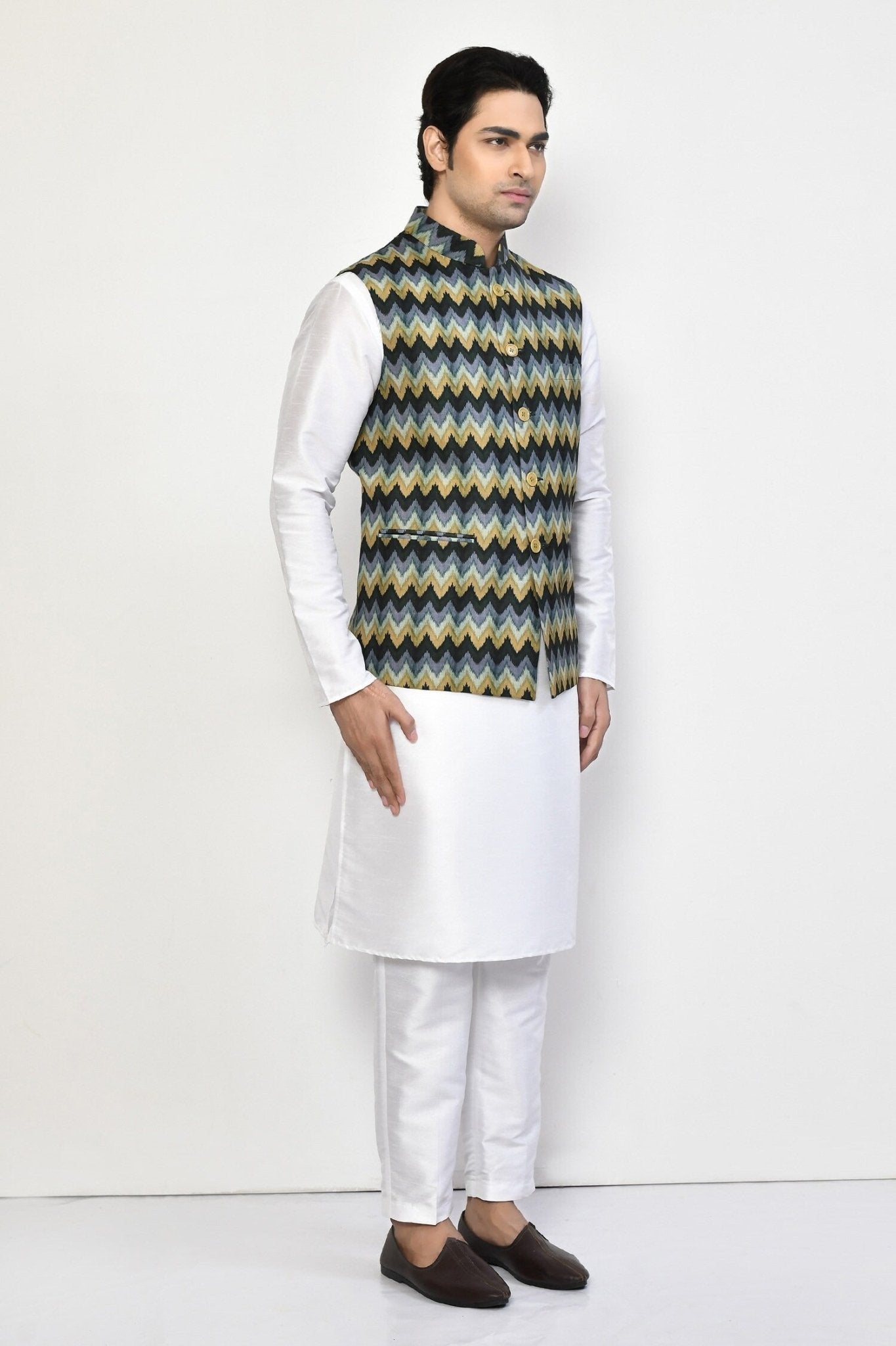 Designer Jacket In Multicolor - Simaaya