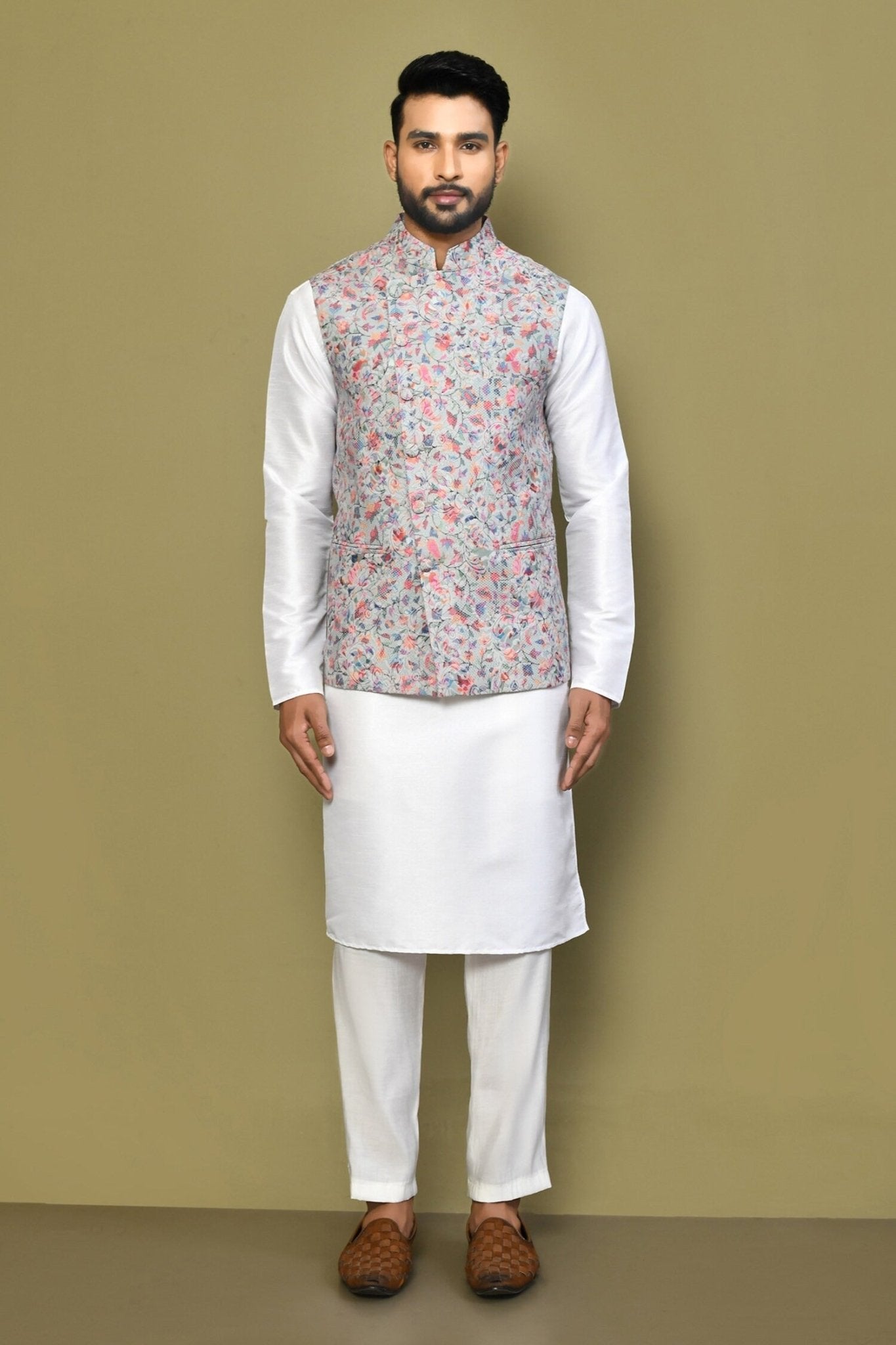 Designer Jacket In Multicolor - Simaaya