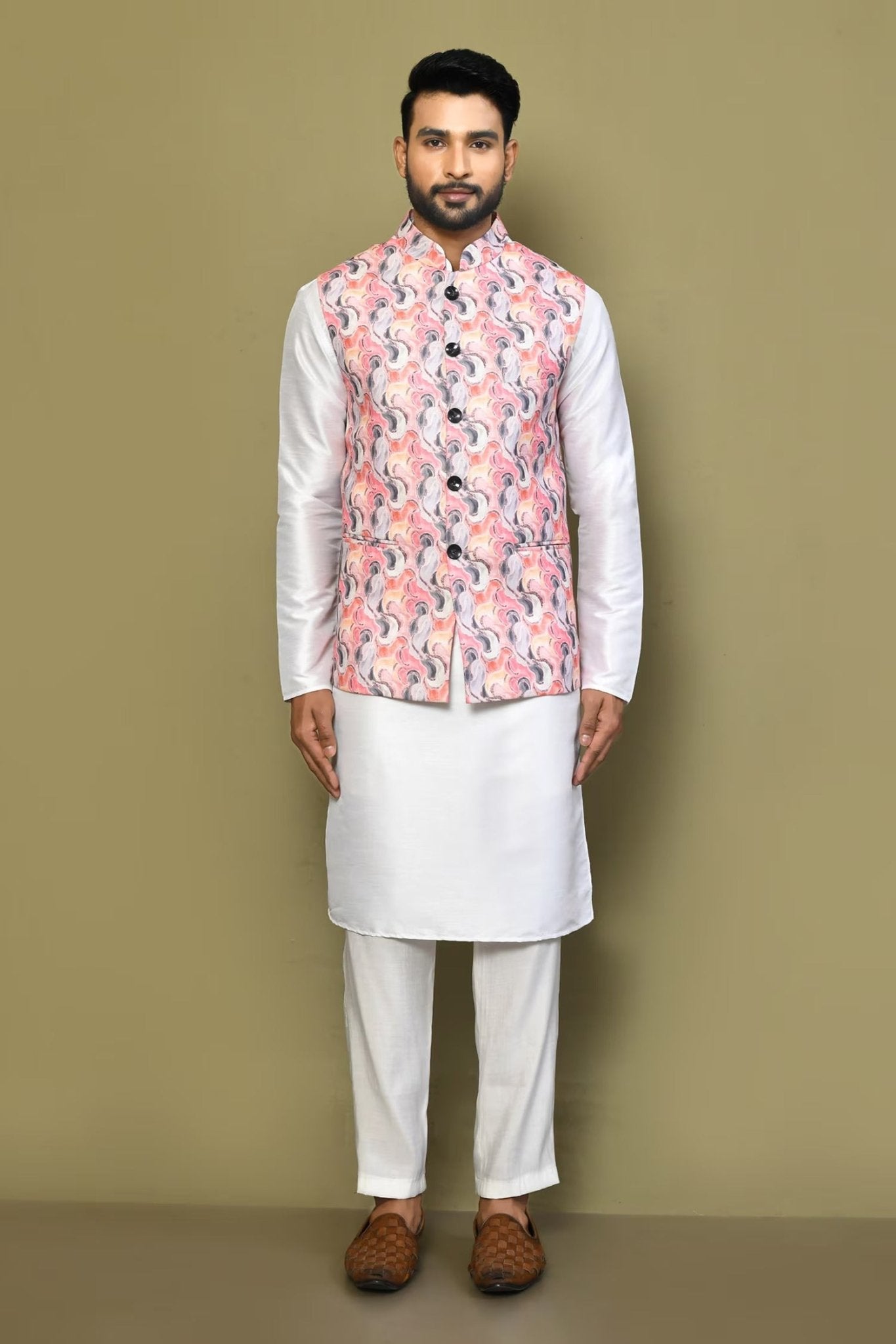 Designer Jacket In Multicolor - Simaaya