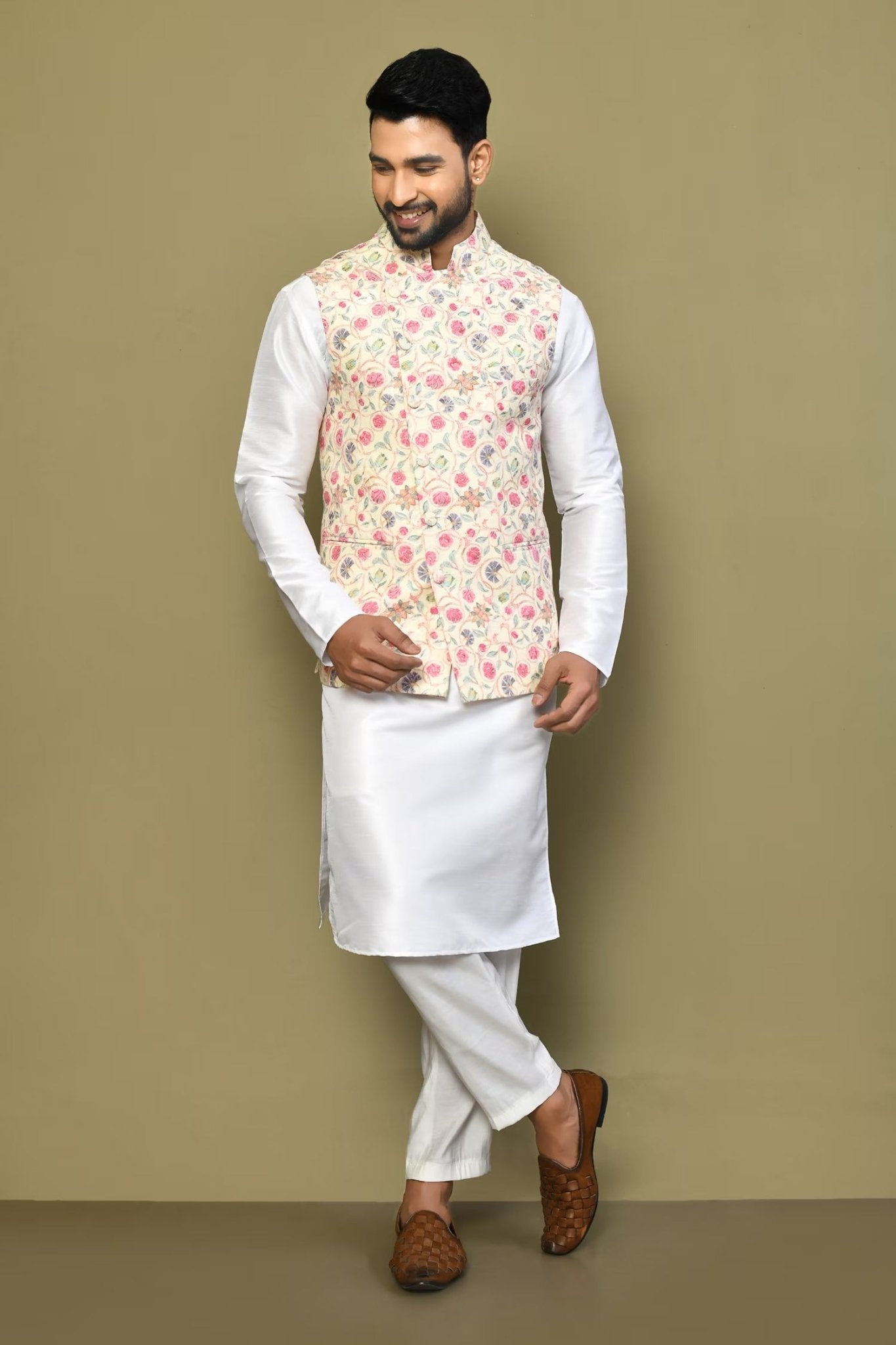 Designer Jacket In Multicolor - Simaaya