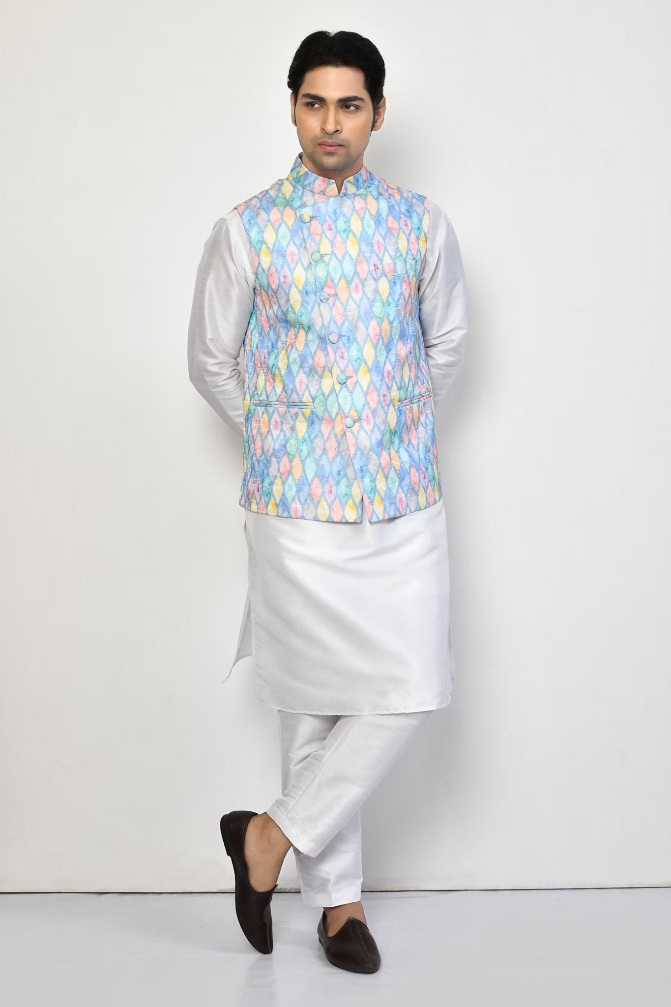 Designer Jacket In Multicolor - Simaaya