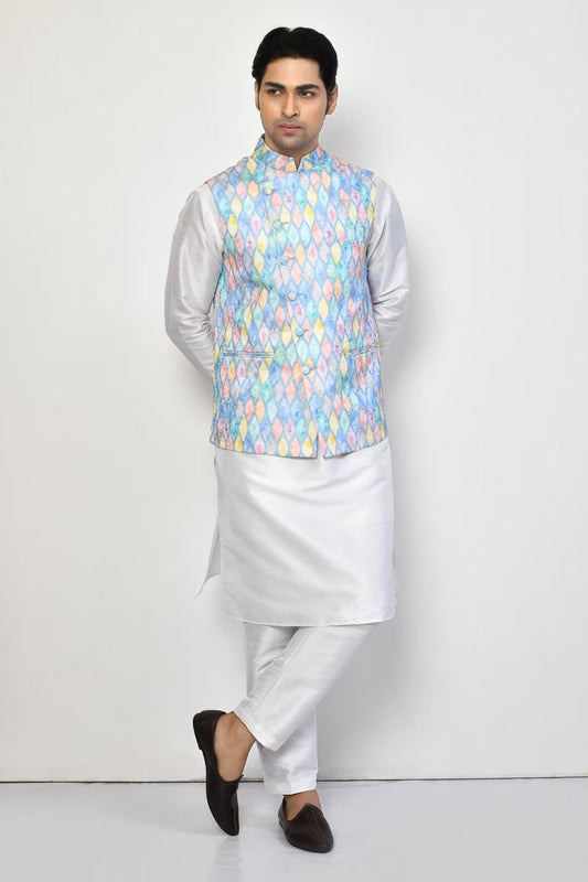 Designer Jacket In Multicolor - Simaaya