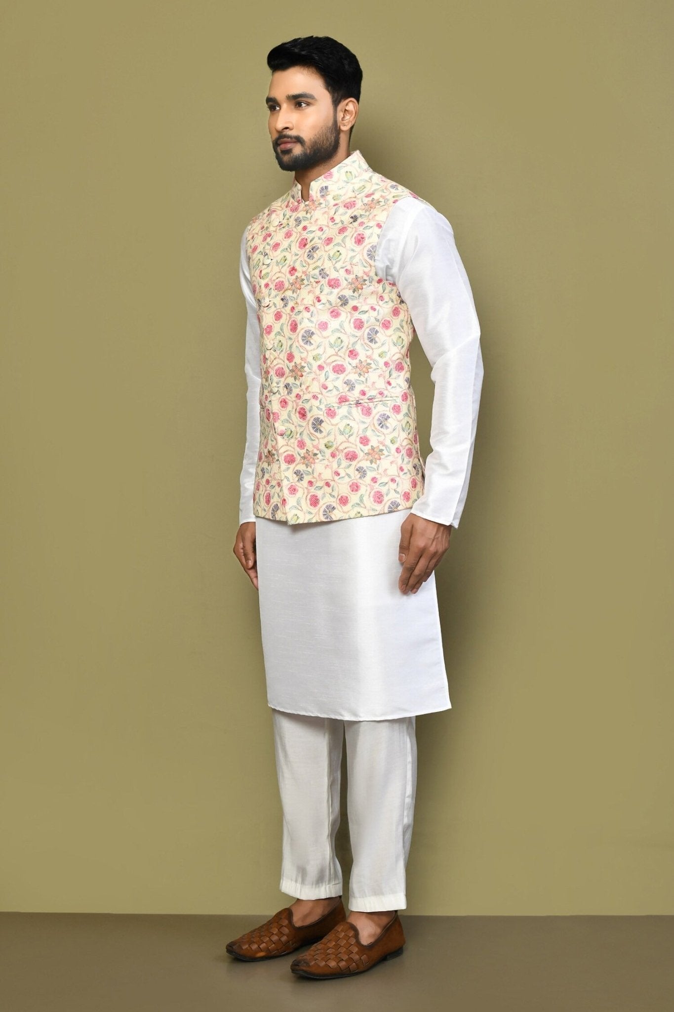 Designer Jacket In Multicolor - Simaaya