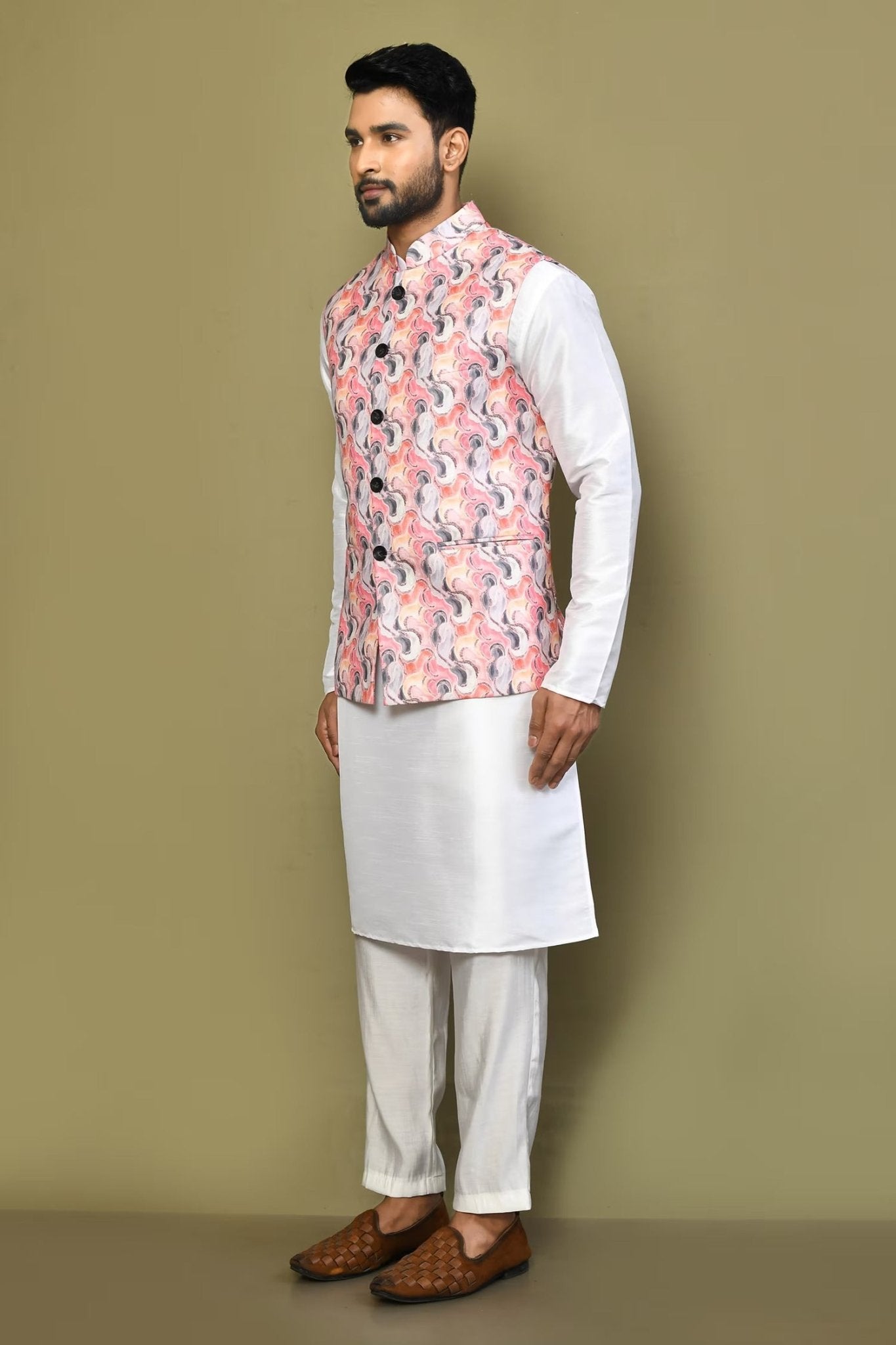 Designer Jacket In Multicolor - Simaaya
