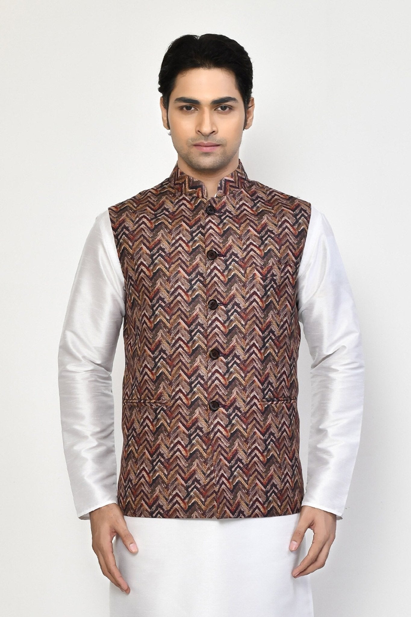 Designer Jacket In Multicolor - Simaaya