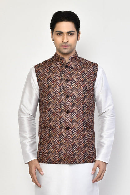Designer Jacket In Multicolor - Simaaya