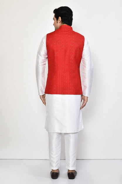 Designer Jacket In Red - Simaaya