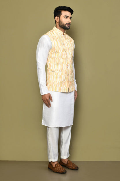 Designer Jacket In Yellow - Simaaya