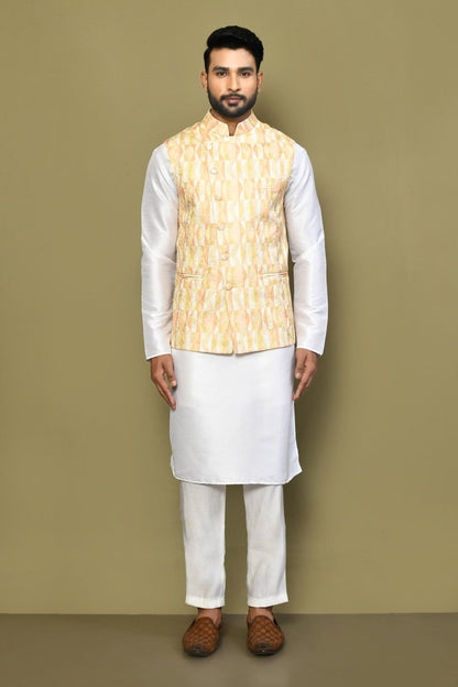 Designer Jacket In Yellow - Simaaya