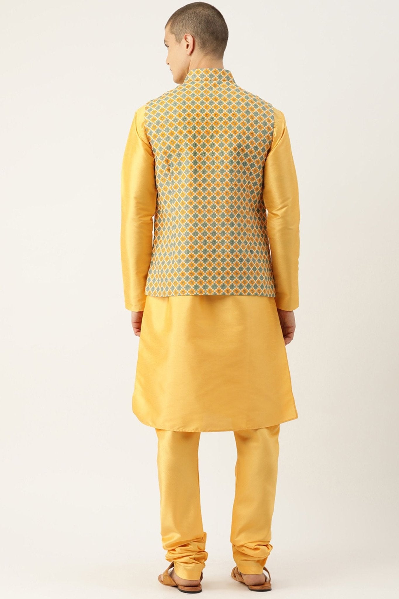 Designer Jacket In Yellow - Simaaya