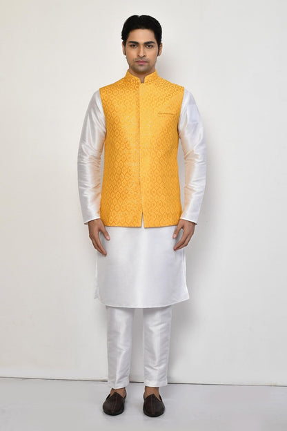 Designer Jacket In Yellow - Simaaya