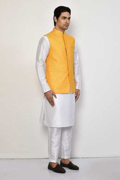 Designer Jacket In Yellow - Simaaya