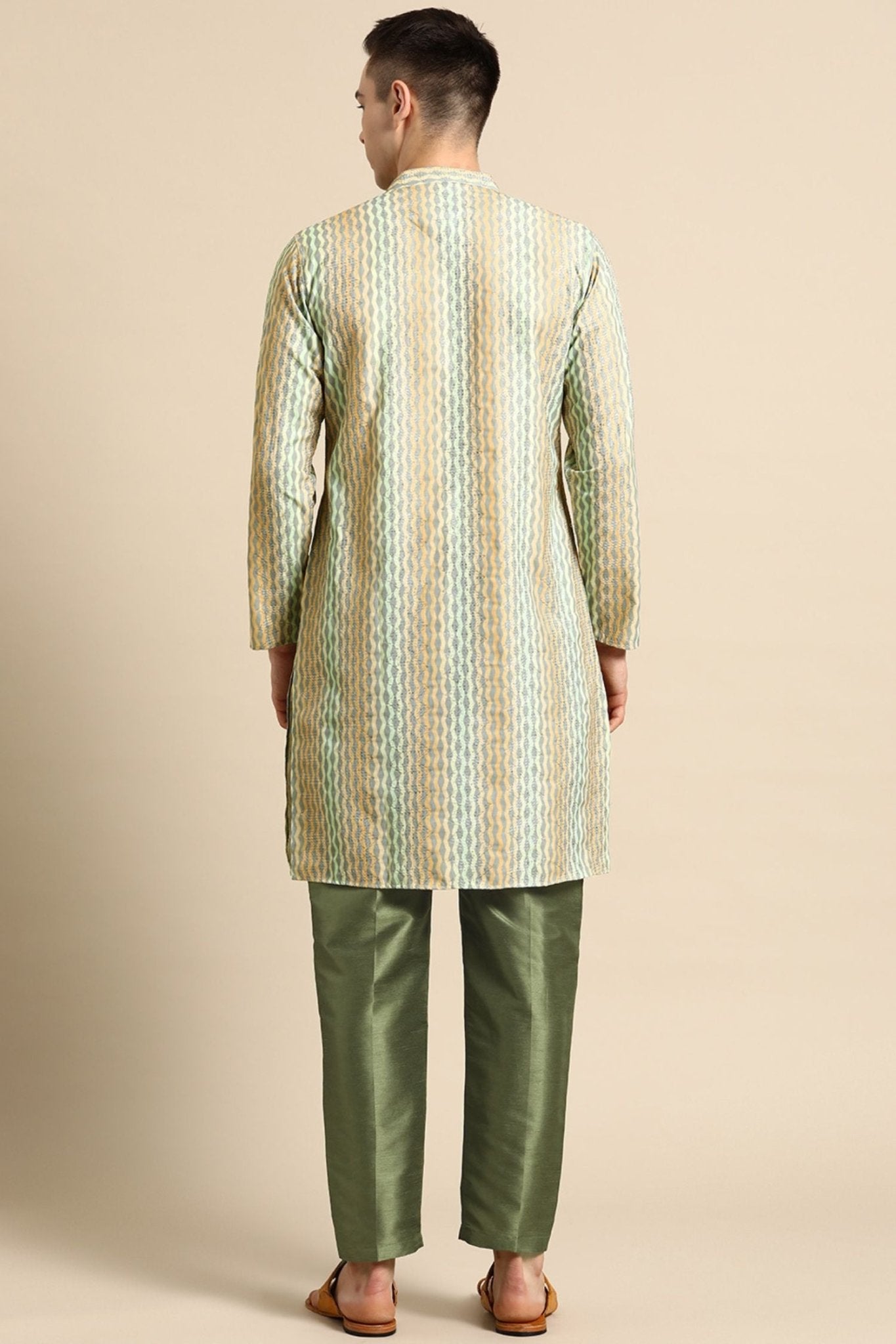 Designer Long Kurta Multicolor - Simaaya