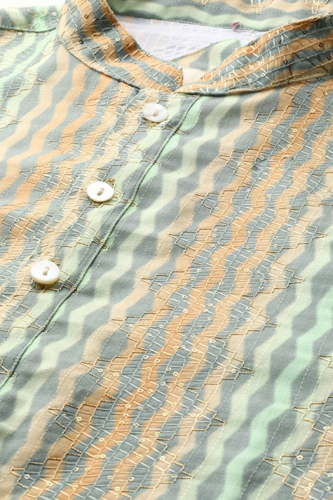 Designer Long Kurta Multicolor - Simaaya