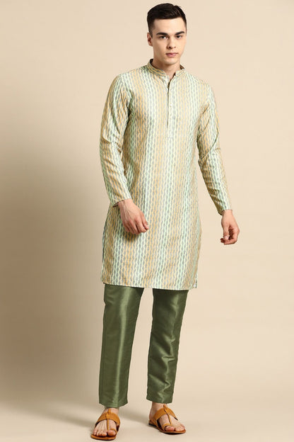 Designer Long Kurta Multicolor - Simaaya