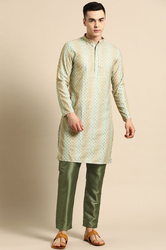 Designer Long Kurta Multicolor - Simaaya