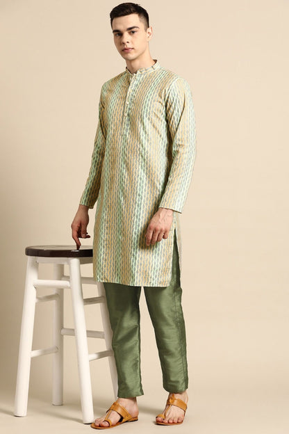 Designer Long Kurta Multicolor - Simaaya