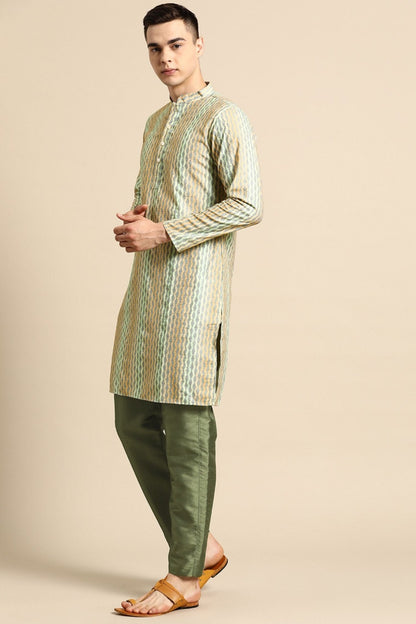 Designer Long Kurta Multicolor - Simaaya