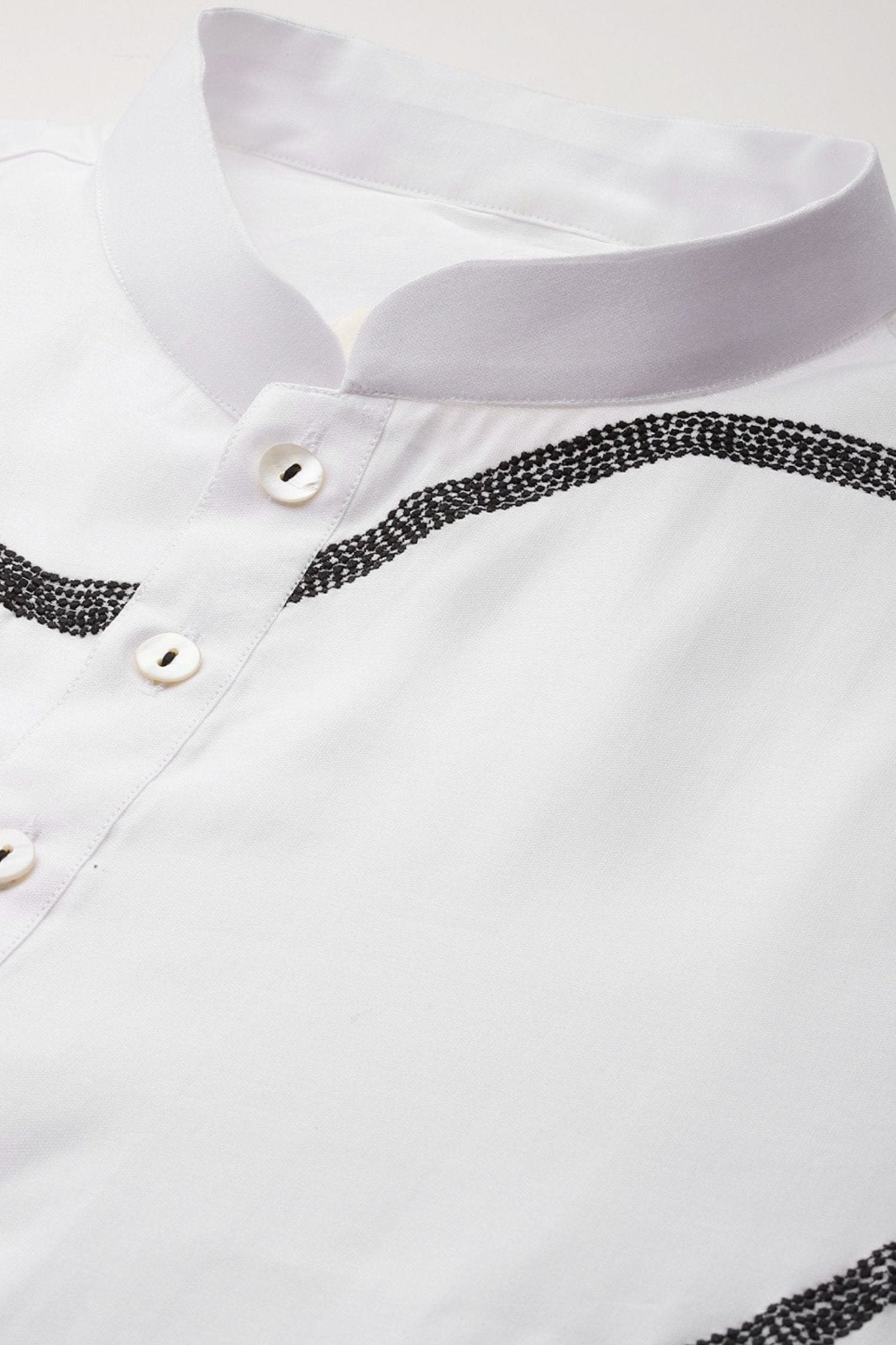 Designer Long Kurta White - Simaaya