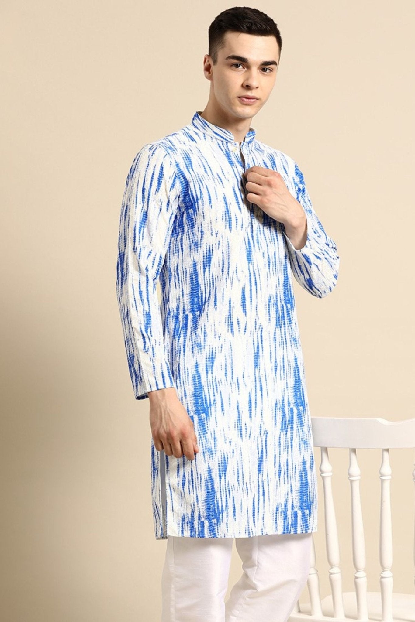 Designer Short Kurta Multicolor - Simaaya