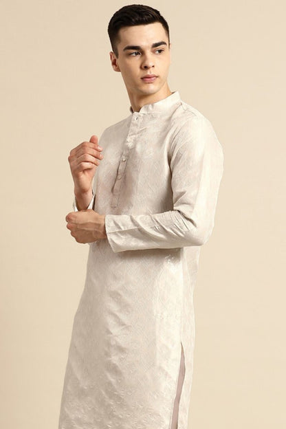 Designer Short Kurta Off white - Simaaya