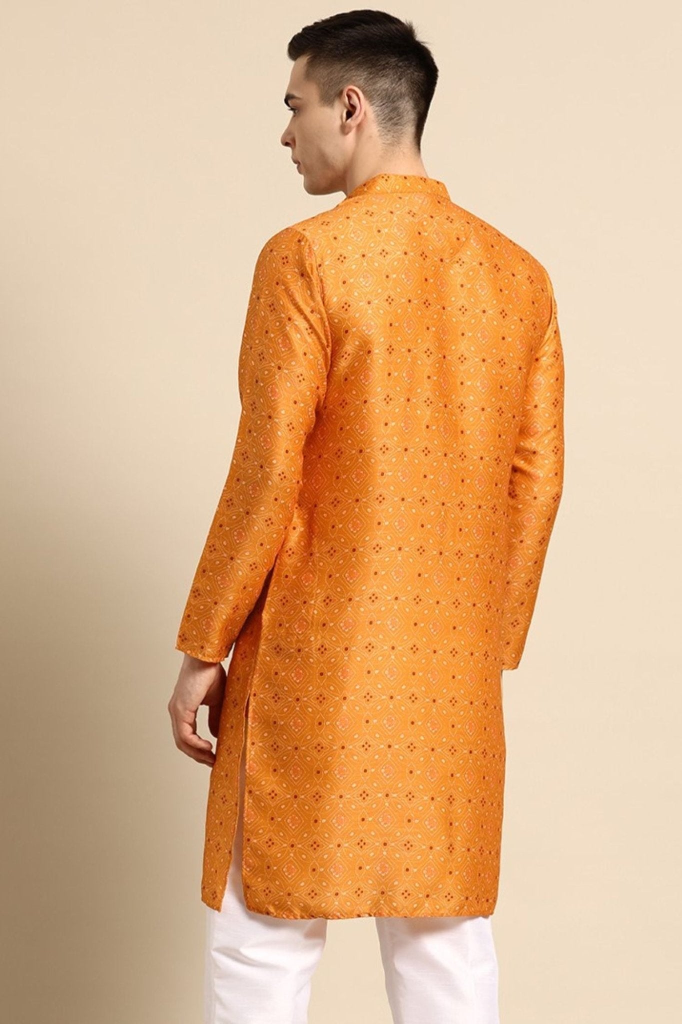 Designer Short Kurta Orange - Simaaya