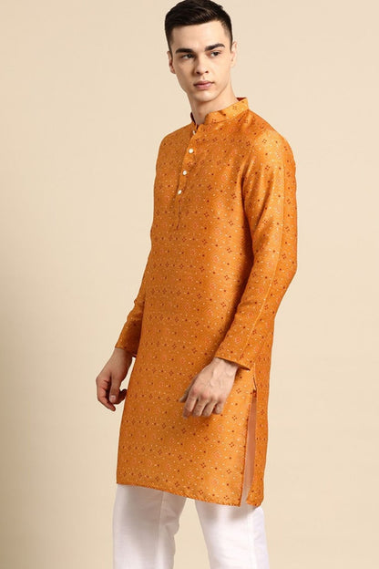 Designer Short Kurta Orange - Simaaya