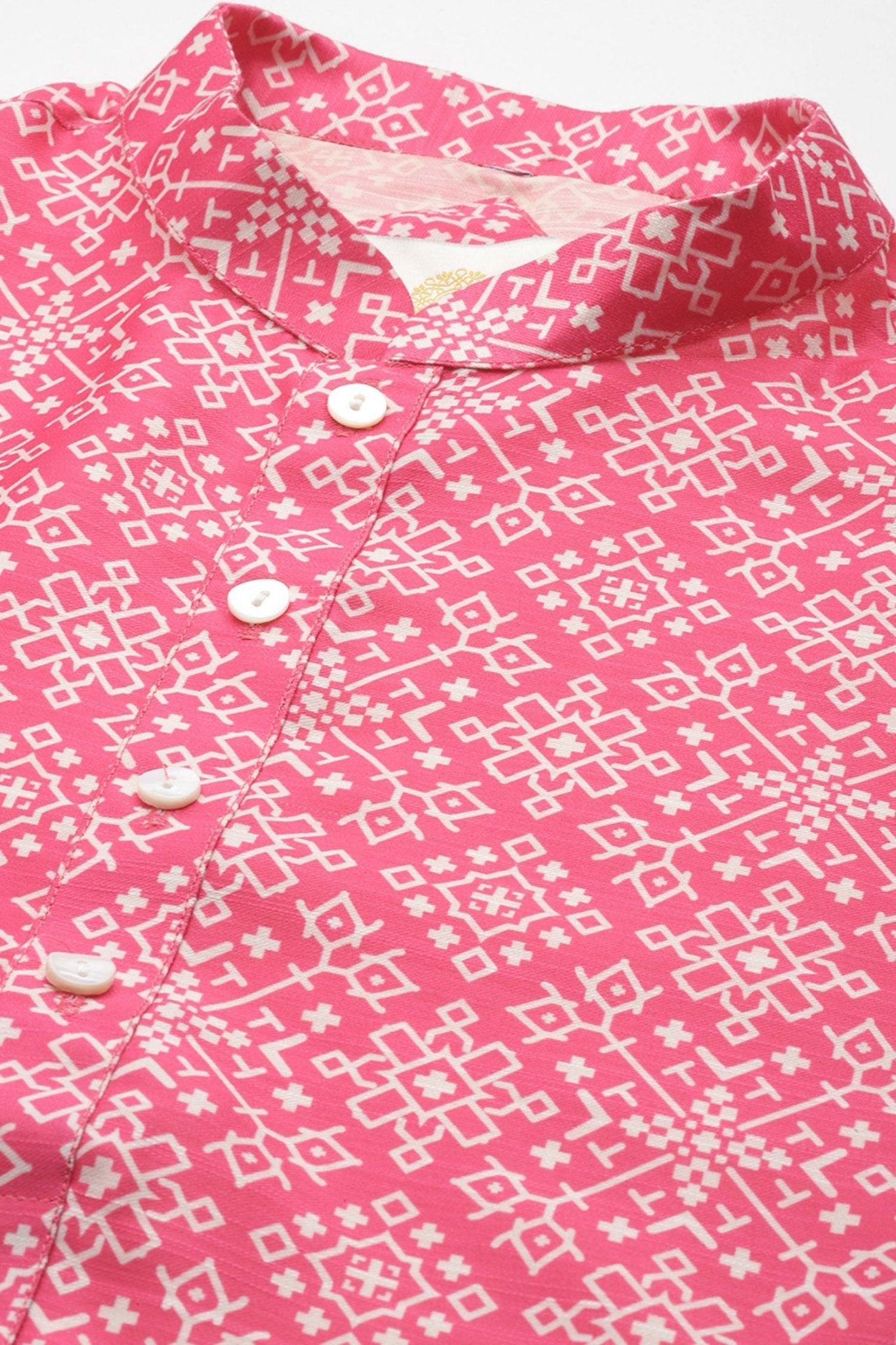 Designer Short Kurta Pink - Simaaya