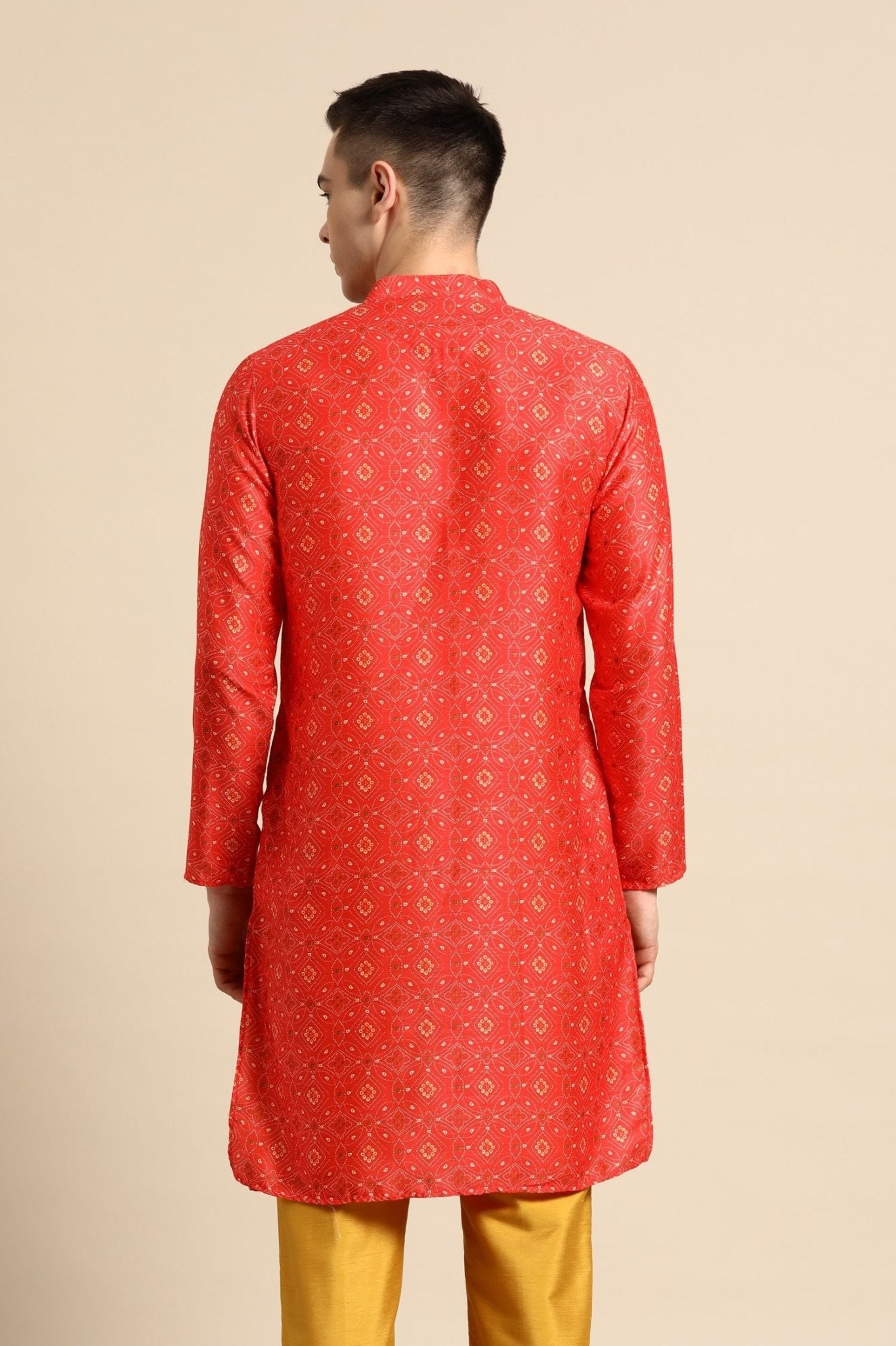 Designer Short Kurta Red - Simaaya